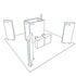 20x20 Booth Backlit Display Kit 02 - PIXLIP USA